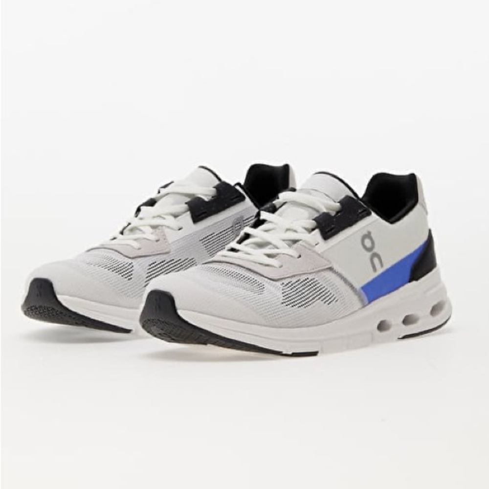 On Running Men's Sneakers - White, Black, Blue